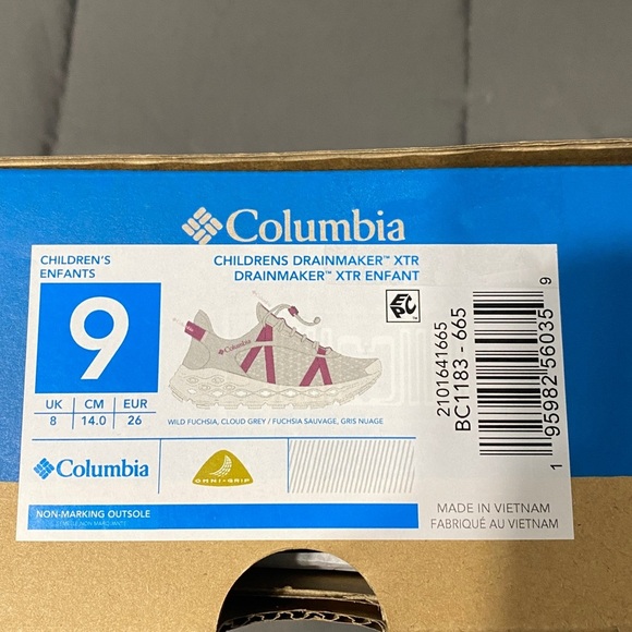 Children’s Columbia Drainmaker XTR Sneakers. Size 9Y - Picture 5 of 7